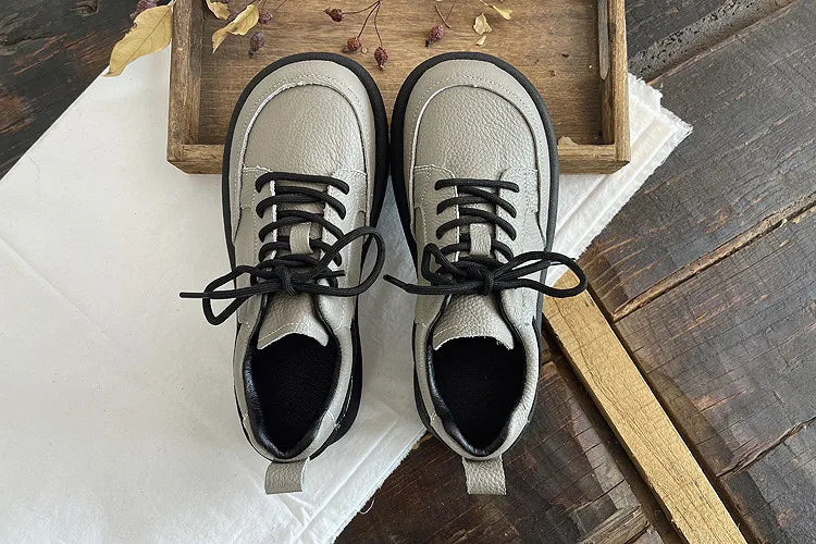 Careaymade-Genuine leather Spring single shoe soft comfortable flat shoes Cow leather low-top flats shoes,vintage women's shoes