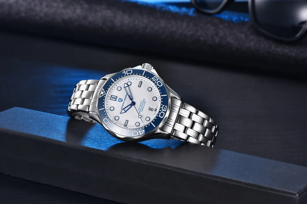 2026 New PAGANI DESIGN Gold Luxury Diving Mens Watches Automatic Watch For Men Mechanical Wristwatches AR Sapphire Ceramic Bezel