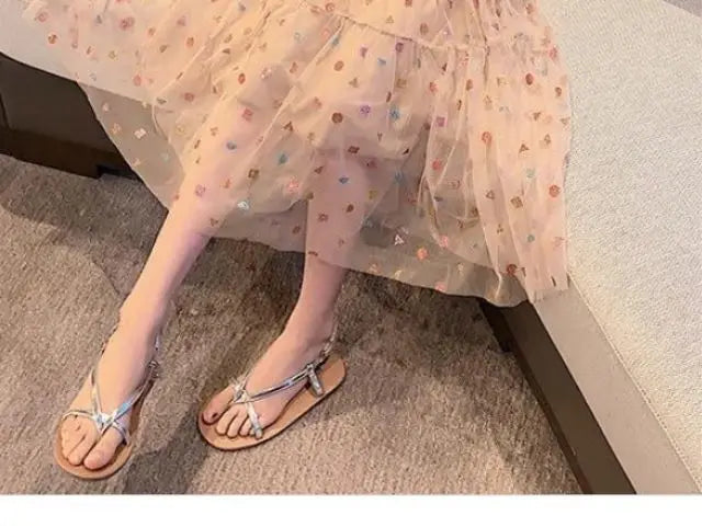 2026 Fashion Girls Dress Summer Kids T-shirt + Dress 2PCS School Casual Children Short Sleeve Dresses for Girl Teen 8 10 12 Year
