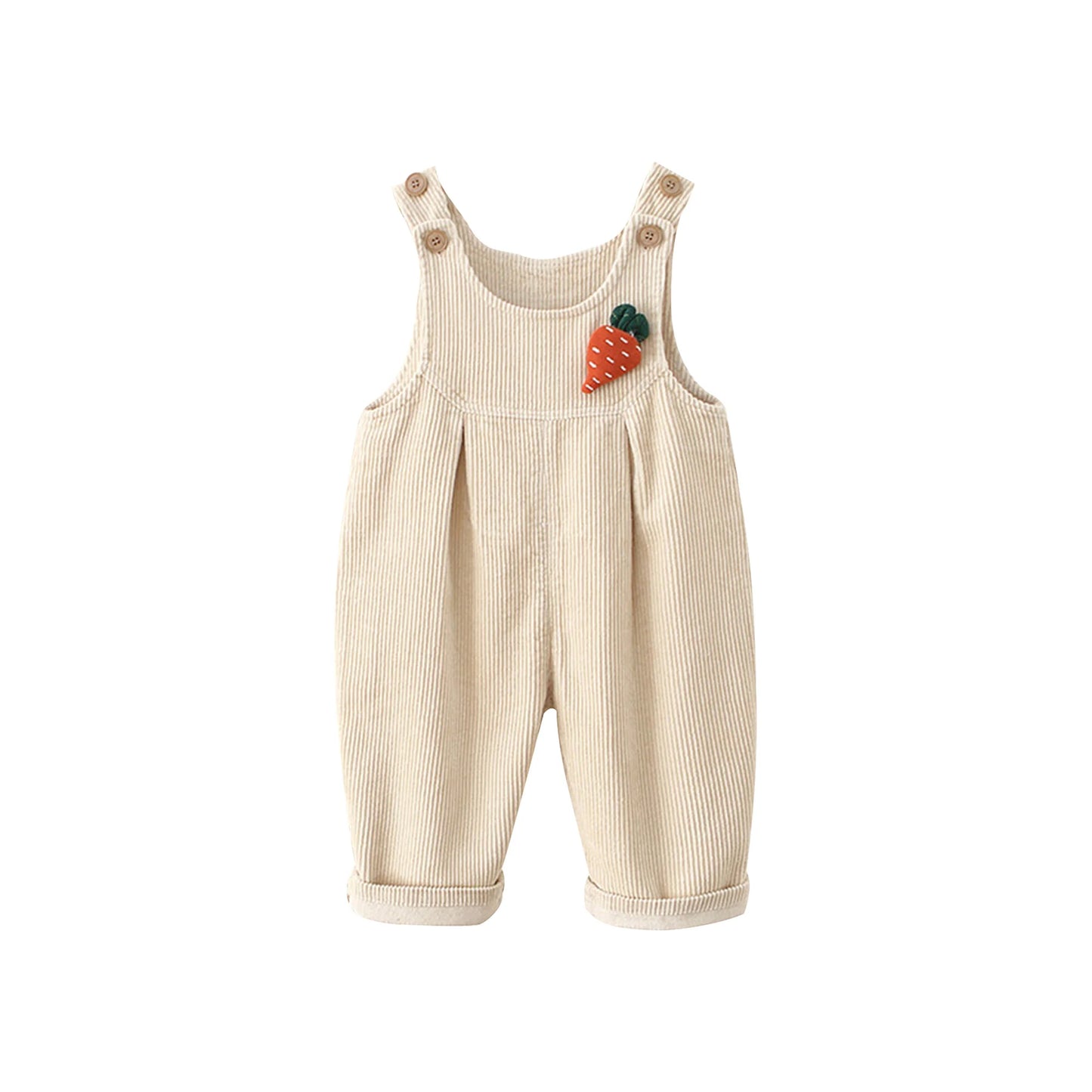 Kids Fashion Casual Rompers Corduroy Suspender Pants Sleeveless Overalls Daily School Home Birthday Party Photography Costume