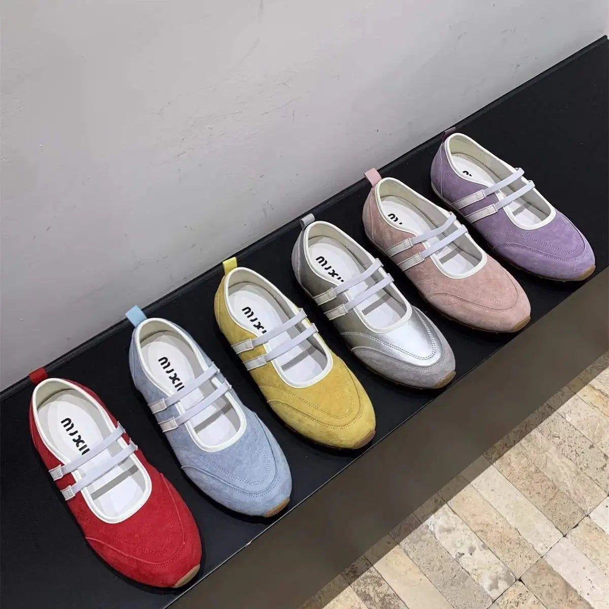 Flat Bottomed Retro Ballet Shoes for Women 2026 New Sports and Casual Shallow Mouth Vulcanized Shoes