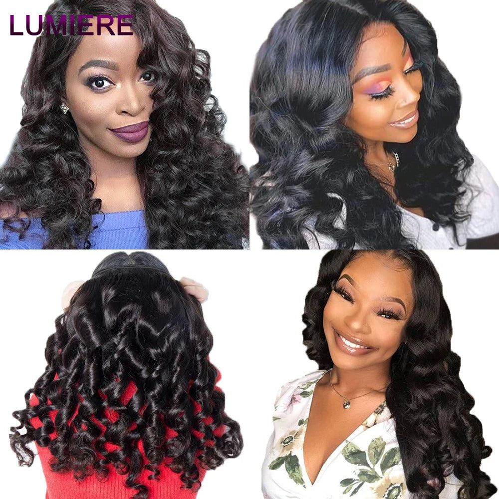 8-40 Inchs Loose Wave Bundles Brazilian Human Hair Weave Bundles 1/3/4 Bundles Deal Top Quality Human Hair Extensions Wholeasle