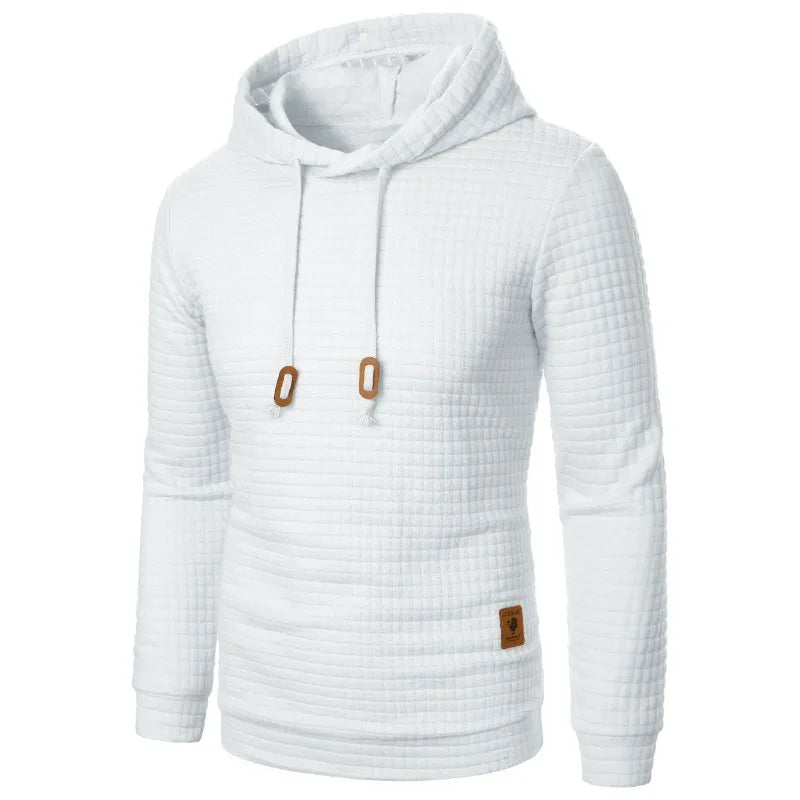 New Outdoor Men's Long Sleeve Hoodie Sweatshirts Autum Breathable Solid Color Coats Sport Streetwear Pullover Tracksuit Men