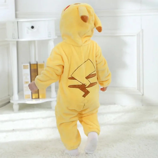 Baby Rompers Baby Girl Clothes Kigurumi Kids Onesie Purim Halloween Costume New Born Boy Pajama Flannel Warm Soft Jumpsuit 0-24M