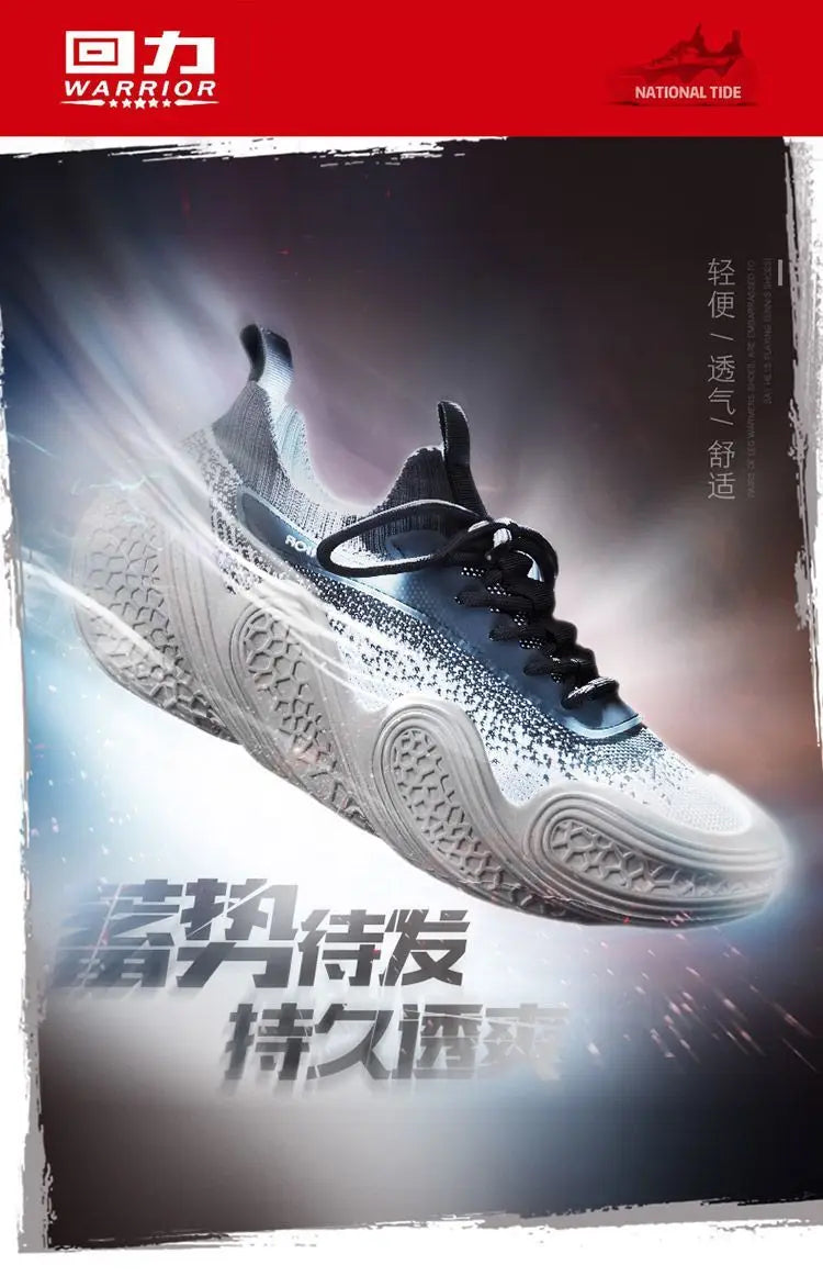 Warrior Original Brand Sports Shoes Summer Breathable Mesh Lightweight Running Shoes Wear-resistant Non-slip Casual Sneakers