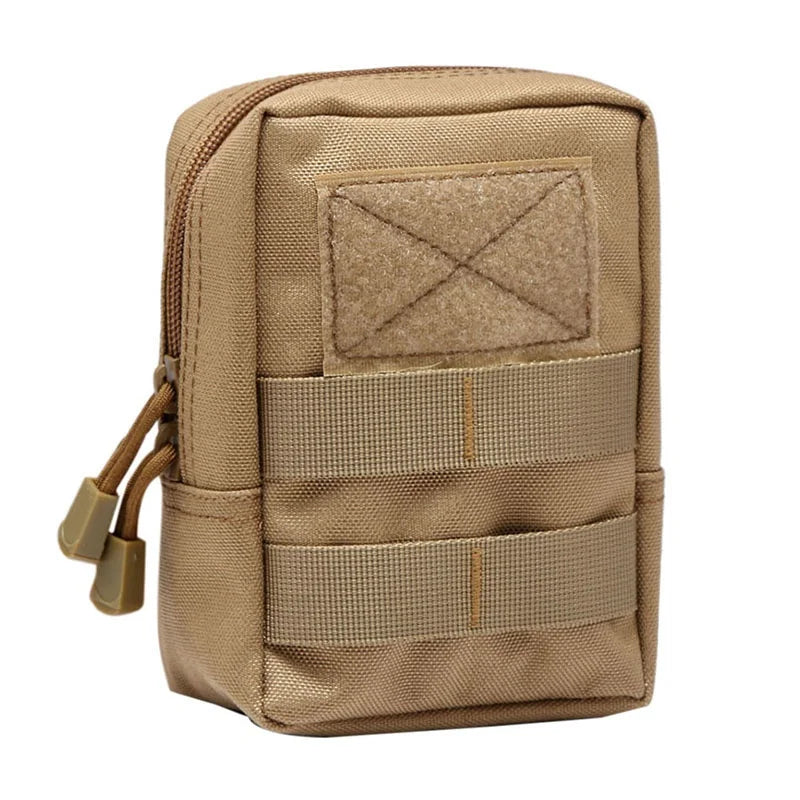 Outdoor Tactical 600D Waist Bags Multitool Molle Pouch Tool Zipper Waist Pack Hungitng Accessory Durable Belt Pouch