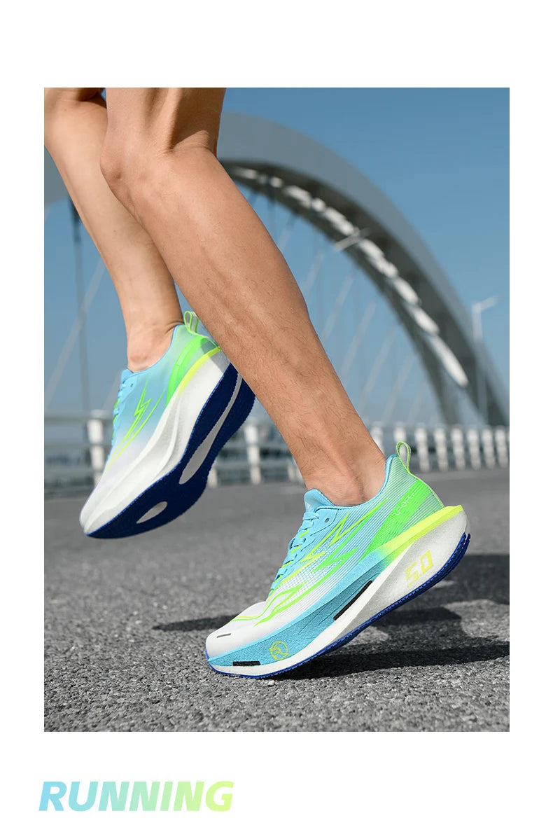 Running Shoes Carbon Board Speciality Marathon Men Sports Breathable Lightweight Women's Comfortable Athletic Nonskid Sneakers