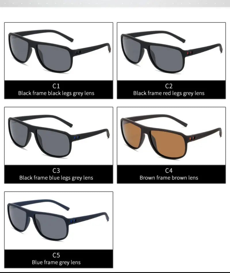 CRIXALIS Brand Polarized Sunglasses Men Fashion Anti-glare Driving Sun Glasses Male Outdoor Hiking Travel Sports Shades UV400 BAZAARHUBO