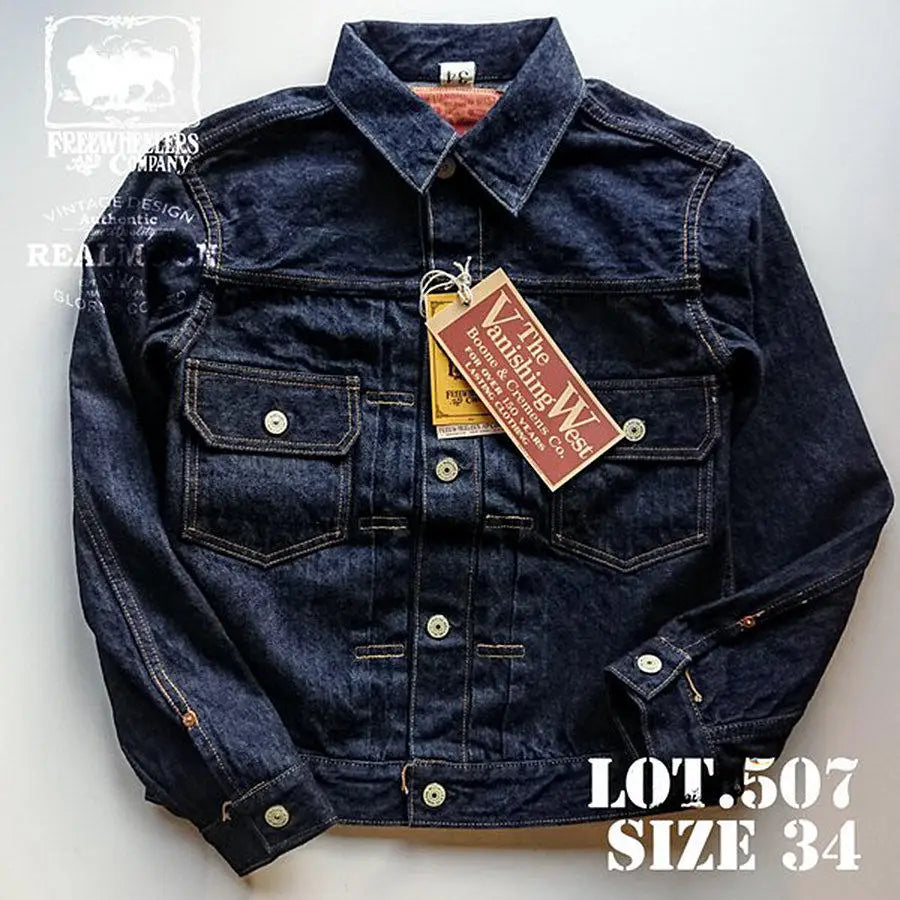 FREEWHEELERS 1951s Vintage Textured 507XX 14oz Indigo Denim Jacket