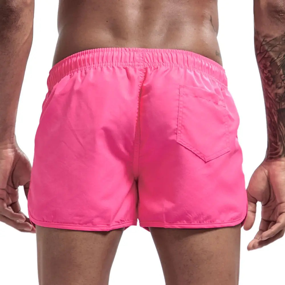 Summer Men's Swimwear Shorts Beachwear Sexy Swim Trunks Men Swimsuit Low Waist Breathable Beach Surfing