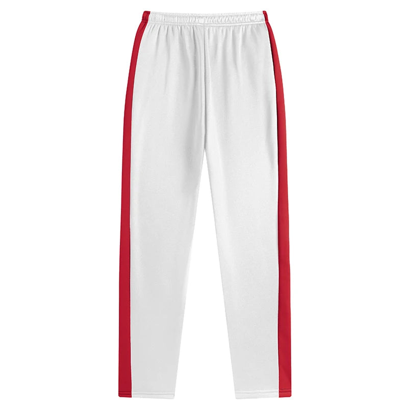 Mens Athletic Workout Running Jogging Sweatpants Fall Winter Warm Cozy Joggers Pants Colorblock Patchwork Trousers Activewear