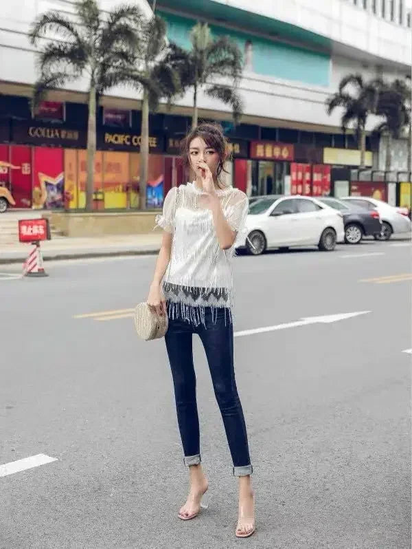 Summer Women Pumps Sandals PVC Jelly Slippers Open Toe High Heels Women Transparent Perspex Slippers Shoes Heel Clear Sandals