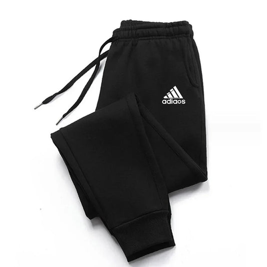 Men's running pants for autumn and winter 2025, Harajuku casual street pants, casual and fashionable fitness sportswear pants