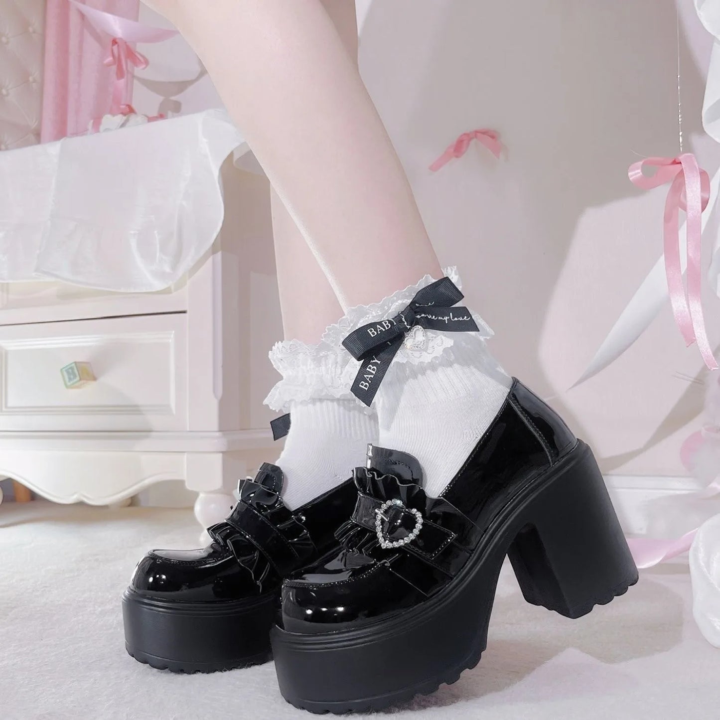Thick Bottom Mary Jane Small Leather Shoes Women 2026 Autumn New Design Punk Lolita Shoes Women Fashion Versatile Loafers Casual