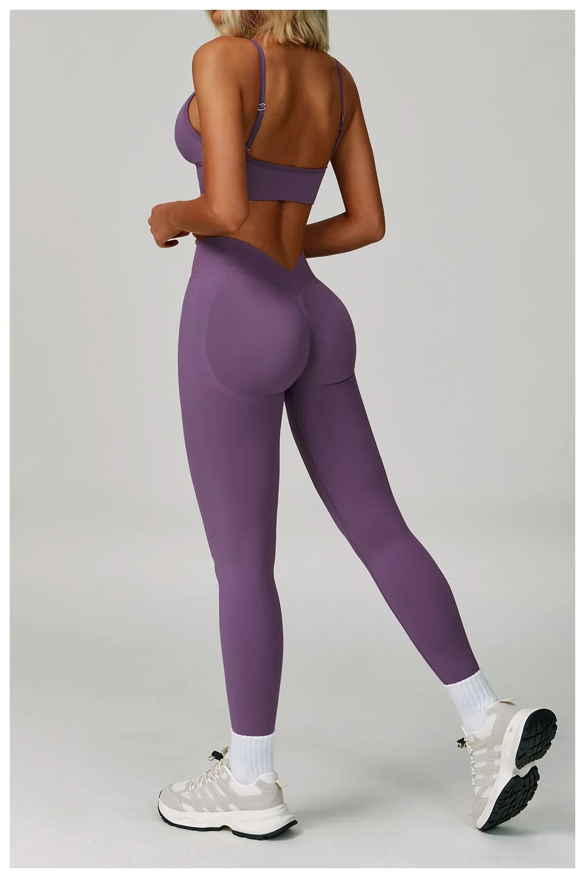 Yoga Set 2PCS Gym Clothes Women Tracksuit Workout Outfits Fitness Set Sportswear High Waist Leggings Sports Bra Athletic Wear