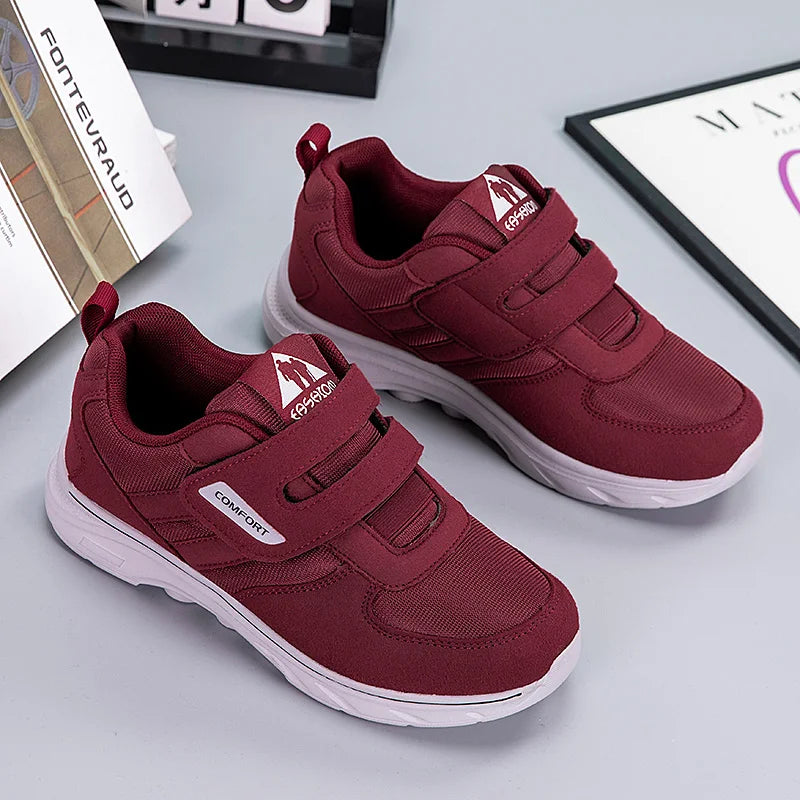 Diabetic Shoes for Elder Women Men Orthopedics Feet Swollen Adjustable Casual Sneakers Walking Shoe Elderly Foot Pain Relief