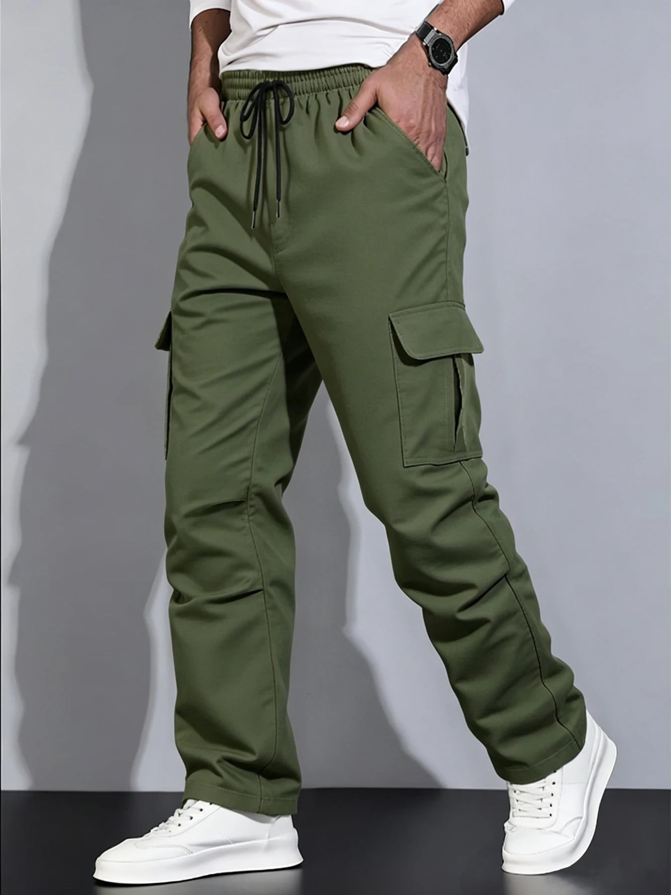 Men's Summer Minimalist Utility Commuter Cargo Pants, Urban Casual Sports Style, Wear-resistant Wrinkle-resistant Quick-dry 4-wa