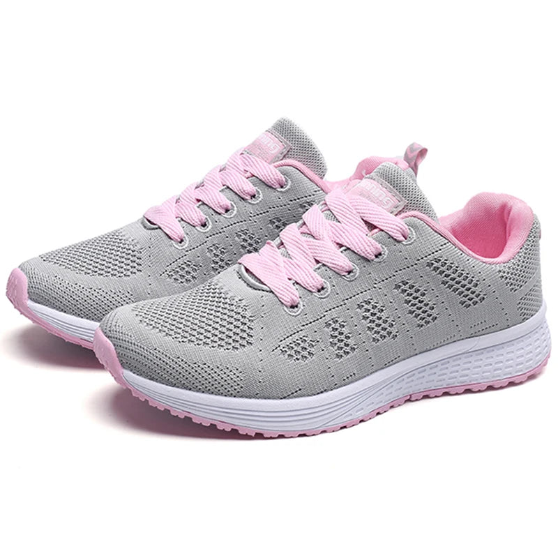 Women Sneakers Lightweight Women Sport Sneaker Breathe Casual White Shoes For Women Athletic Shoe Tennis Female Sports Shoes