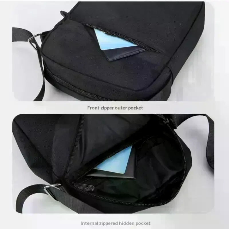 Men's And Women's Single-Shoulder Bags Crossbody Bags Solid-Colored Single-Shoulder Small Bags Lightweight Mobile Phone Bags