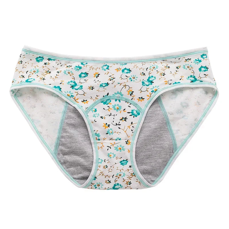 Cotton Comfortable Menstrual Panties Women Briefs Leak Proof Girls Physiological Pants Panty Student Mid Waist Panties Calcinhas