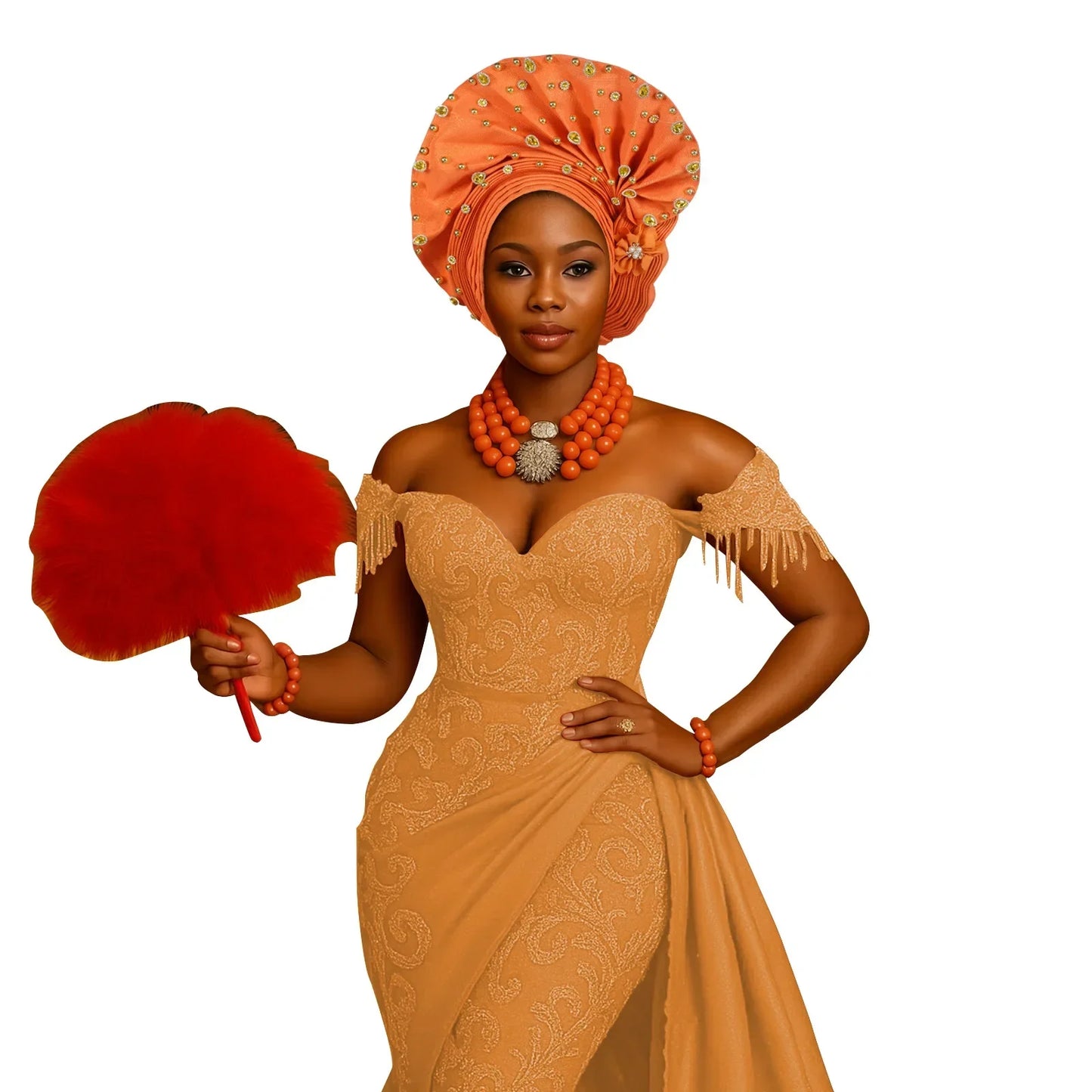 Luxury African Headscarf Wedding Party Auto Gele Headties Already Made Turban Cap for Women Nigeria Bonnet Hijab Head Wrap Hat