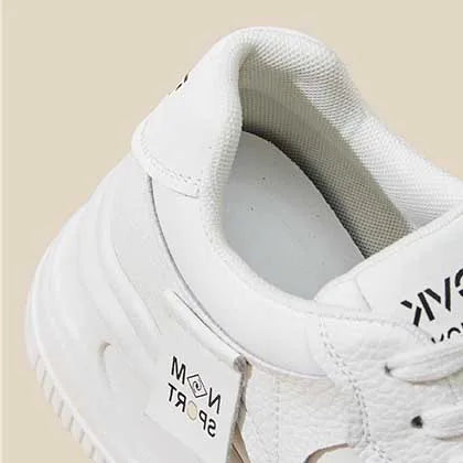 Fujin 8.5cm Genuine Leather Women Vulcanize Chunky Sneakers Women Summer Hidden High Heels Platform Wedge Summer Mesh Shoes