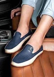 Moccasin Men's Leather Shoes Soft Casual Comfortable Male Shoe High Quality Fashion In Promotion Cheap Clearance Korean Style