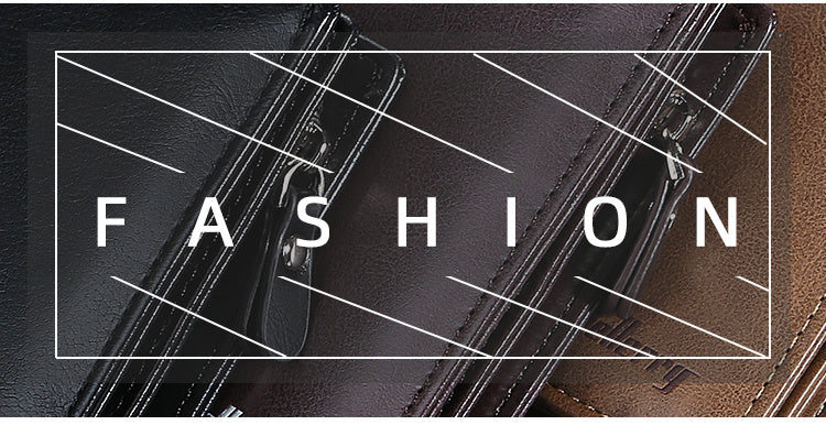 Fashion Men Wallets Zipper Card Holder High Quality Male Purse PU Leather Coin Holder Wallet