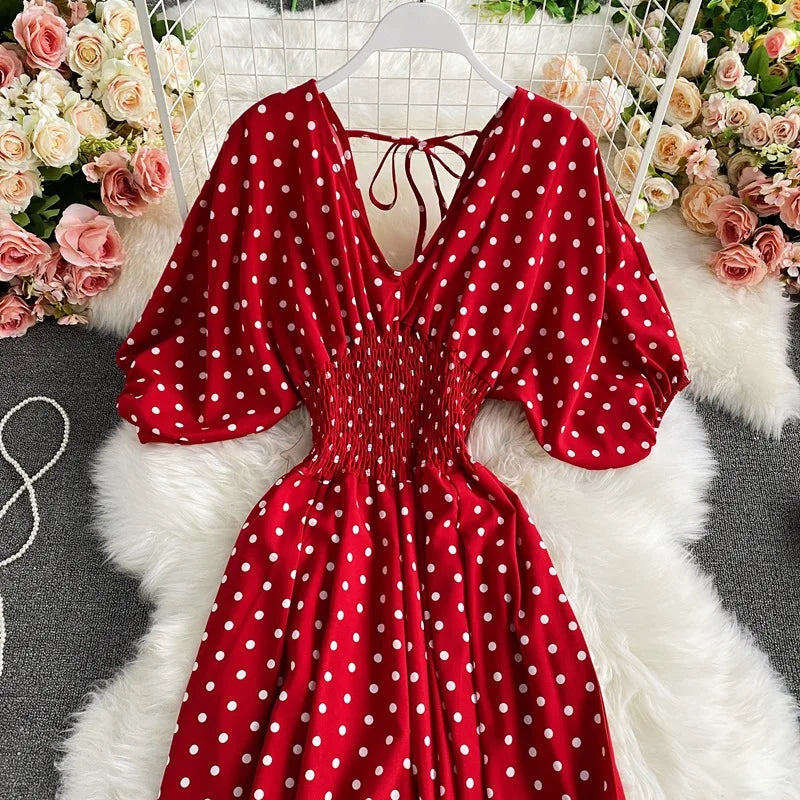 V Neck Sexy Dolman Sleeves Waist Slim Floral Print Jumpsuit Women Wide Leg Trousers Jumpsuit
