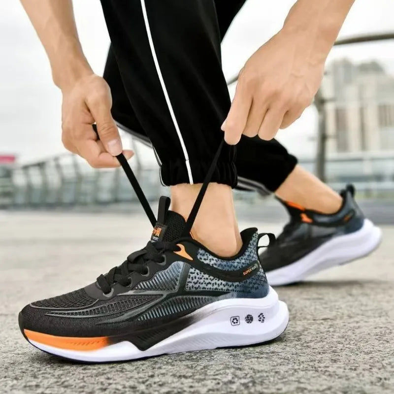 Cheap Summer Men Breathable Sport Shoes Professional No Slip Damping Men Running Sneakers Luxury Tenis Training Shoes Zapatillas
