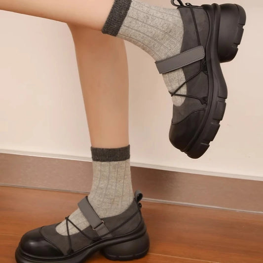 Women Sports Shoes Fashion Shallow Butterfly-knot Platform Sneakers Ladies Casual Flats Outdoor Mary Jane Shoe