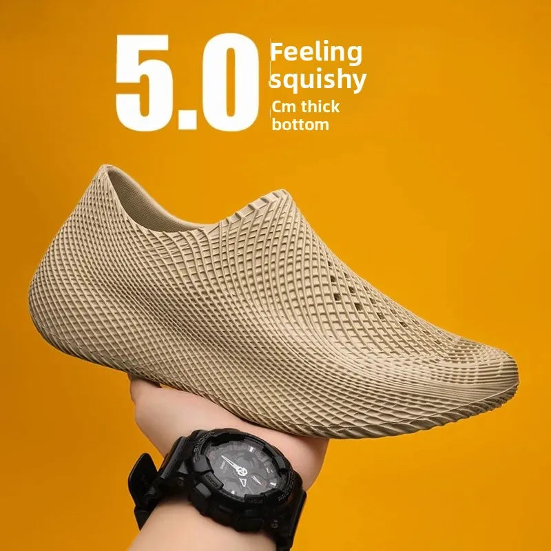 Designer Lightweight Luxury Summer New 3D Hole Hole Shoes Full Wrap Couple Casual Sandals Outdoor Beach Shoes for Men