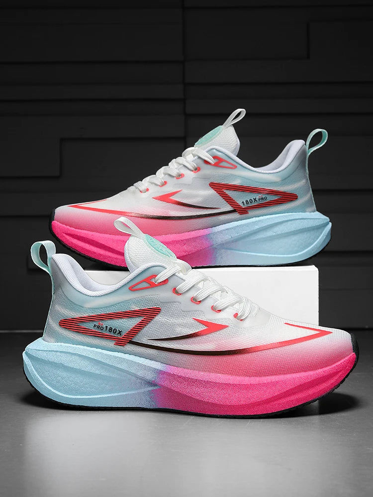 Men Running Shoes Marathon Men's Sneakers Casual Carbon Board Speciality Sports Lightweight Women's Athletic Nonskid Sneaker Men