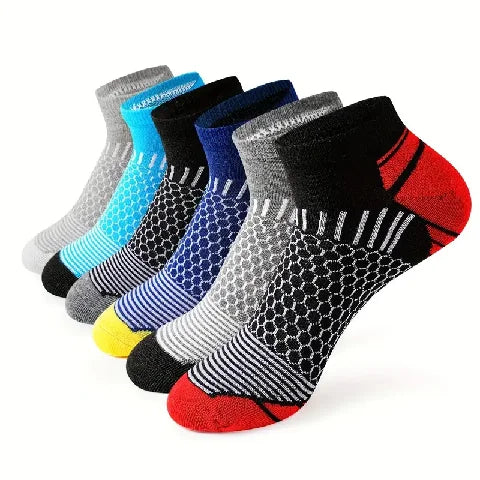 2025 New High Quality Short Athletic Ankle Socks Men's Running Casual Sports Socks Waist Honeycomb Design Socks Gifts