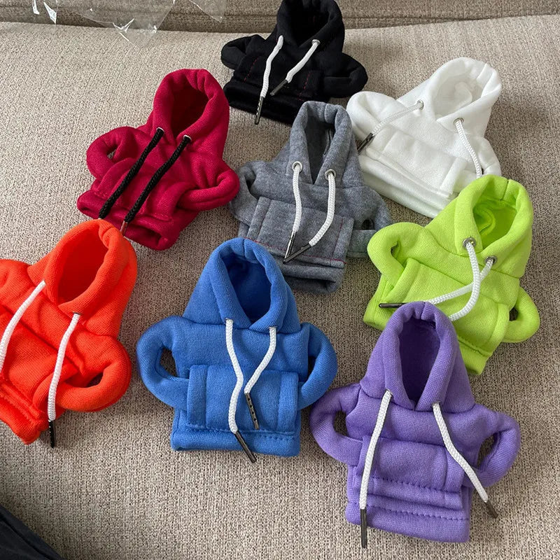 Hoodie Creative Car Handle Gear Shift Knob Lever Cover Fashion Cute Car Gear Sweatshirt Change Lever Cover Interior Accessories