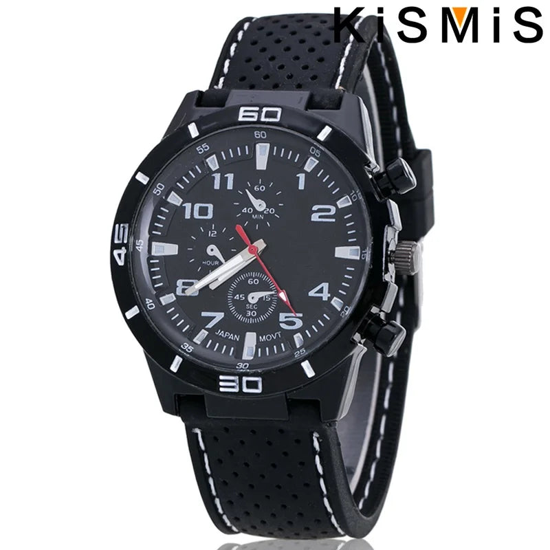 Fashion Men Quartz Watch Business Style Leather Strap Wristwatch 4 Colors Available Stylish Timepiece