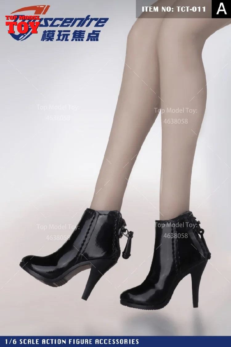 Toyscentre TCT-029 TCT-020 1/6 Female High Heels Boots Hollow Shoes Model TCT-003 4 5 6 7 8 9Fit 12'' Soldier Action Figure Body