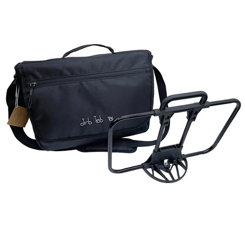 Bicycle Bags & Panniers Use For Brompton Birdy BYA412 Folding Bike Front Storage Bag handbag With Bags Mount Rainproof Cover