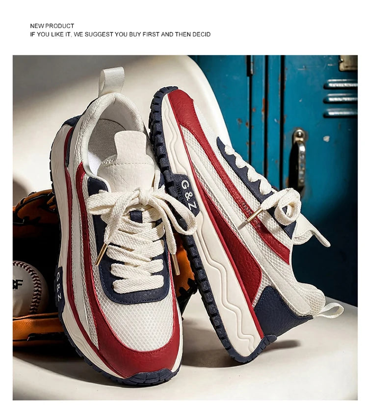 Brand Protection 2026 New Men's Lightweight Non-slip Breathable Wear-resistant Running Sports Fashion Versatile Casual Shoes