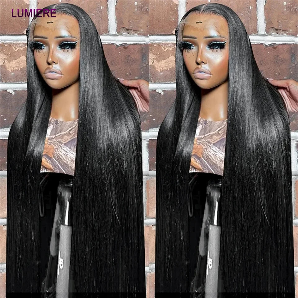 38 40 Inch Bone Straight 100% Virgin Unprocessed Human Hair Bundles Deal Raw Hair Extensions Brazilian Natural Black Wholesale