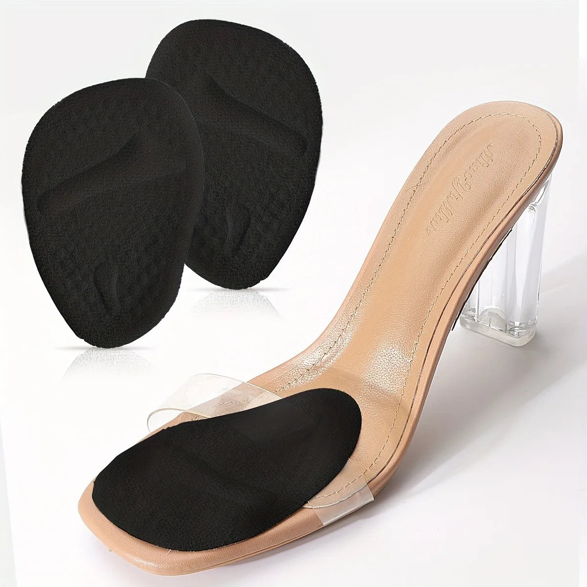 Soft Silicone Forefoot Metatarsal Pads Non-Slip Ball of Foot Cushions for Women High Heels Sandals Pain Relief Comfortable
