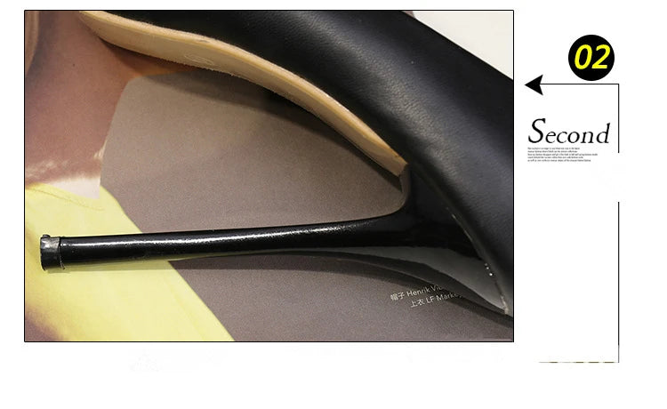 Big Size 35-47 Soft Leather Sexy Platform Women Pumps 14CM Super High Heel Round Toe Shallow Lady Office Shoes Party Black White
