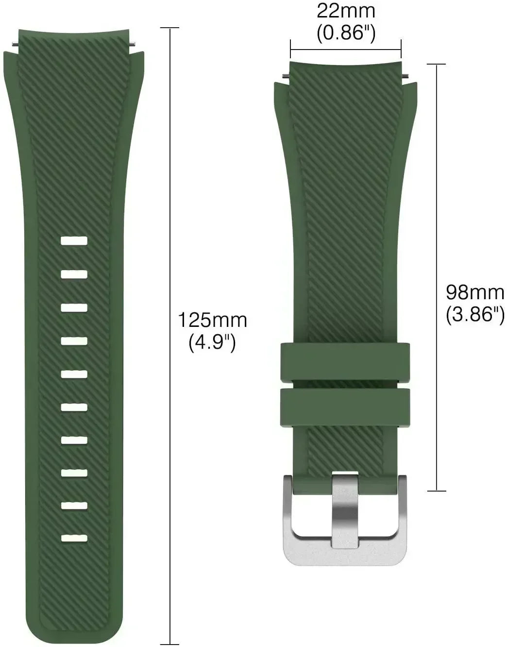 22mm Silicone Strap For New C20 Pro Smart Watch Wristband Bracelet Band For Zeblaze Btalk 3 Plus/Ares 3 Pro/Vibe 7 7 Pro 7 Lite