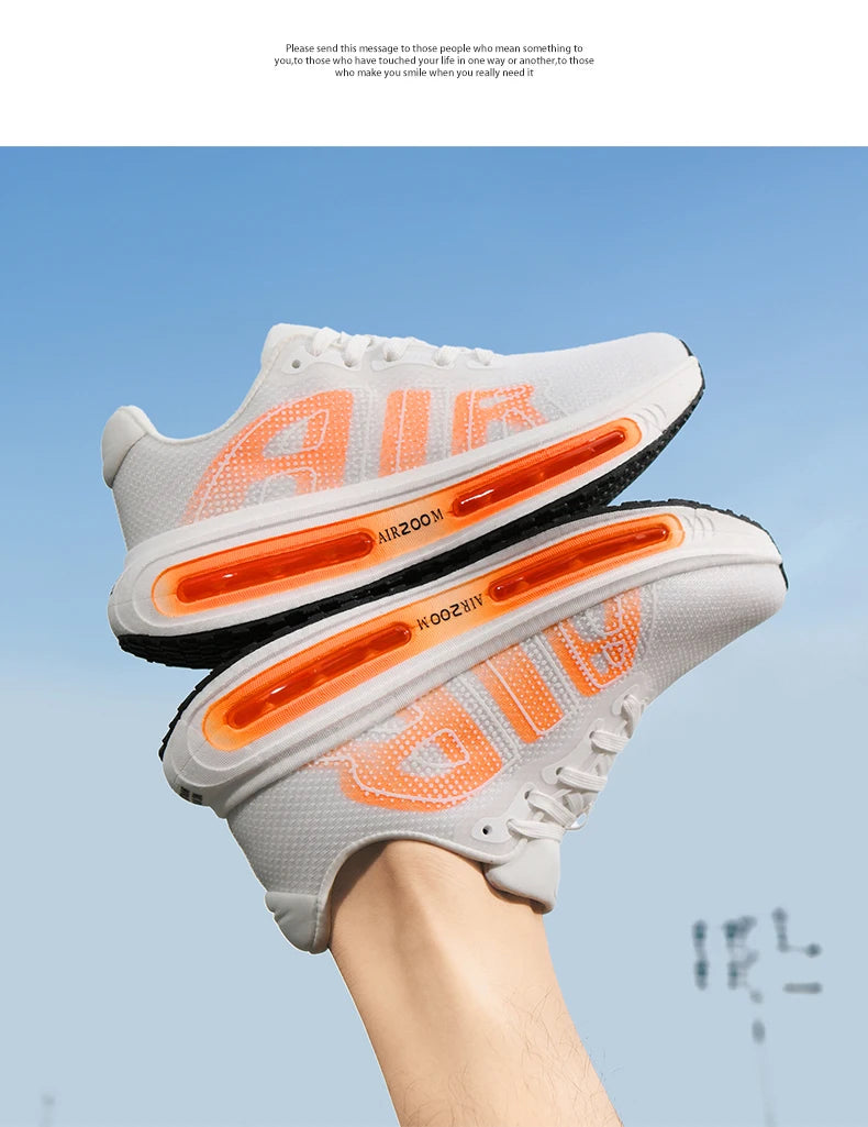 Men Sports Running Shoes Casual Marathon Breathable Lightweight Women's Comfortable Athletic Nonskid Walking Sneakers Outdoors