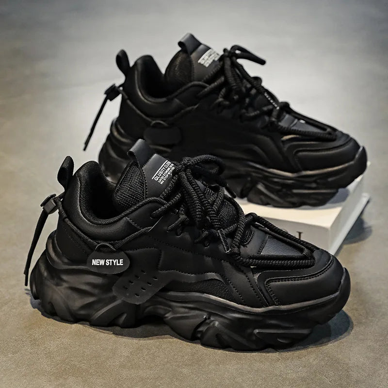 2025 New Men's Luxury Platform Sneakers Fashion Men Running Shoes Increased Breathability Man Shoes Lace Up Zapatillas De Hombre