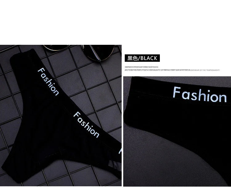 SP&CITY Sporty Style Sexy Transparent Underwear Women Crotch Cotton Briefs Soft Hollow Out Panties String Thong Sex Lingerie