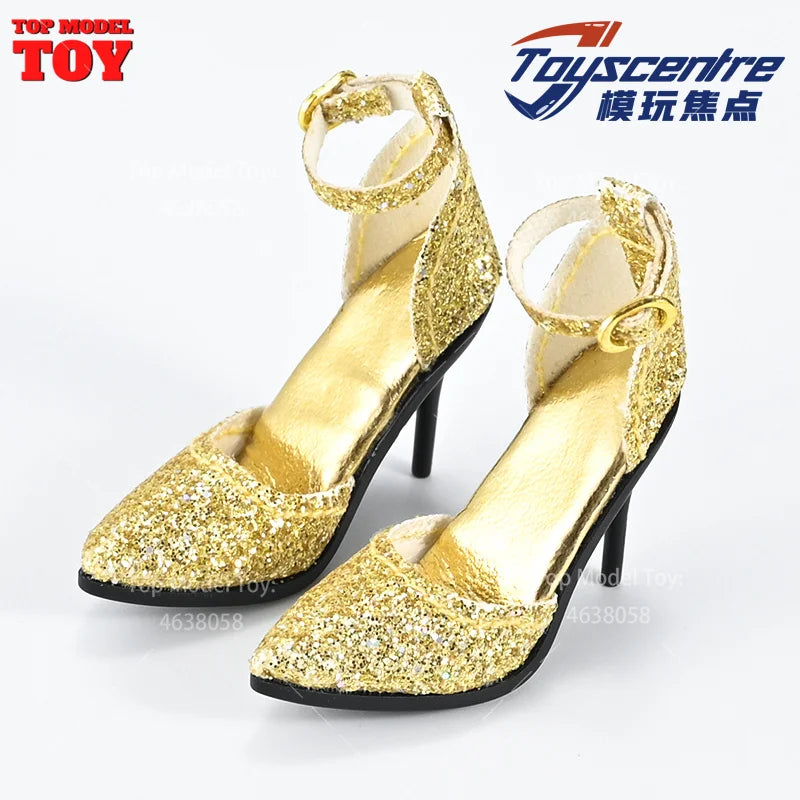 Toyscentre TCT-029 TCT-020 1/6 Female High Heels Boots Hollow Shoes Model TCT-003 4 5 6 7 8 9Fit 12'' Soldier Action Figure Body