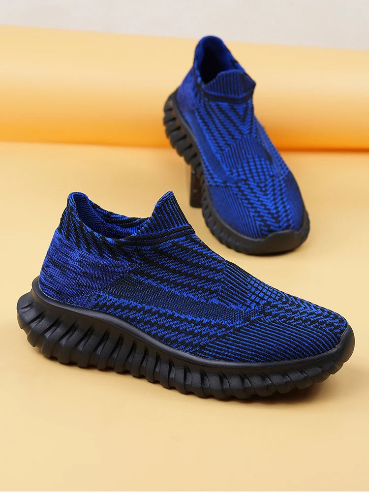 Men's Women Running Shoes Comfortable Slip on Sneakers Man Socks Shoes Lightweight Knit Breathable Casual Outdoors Sneakers