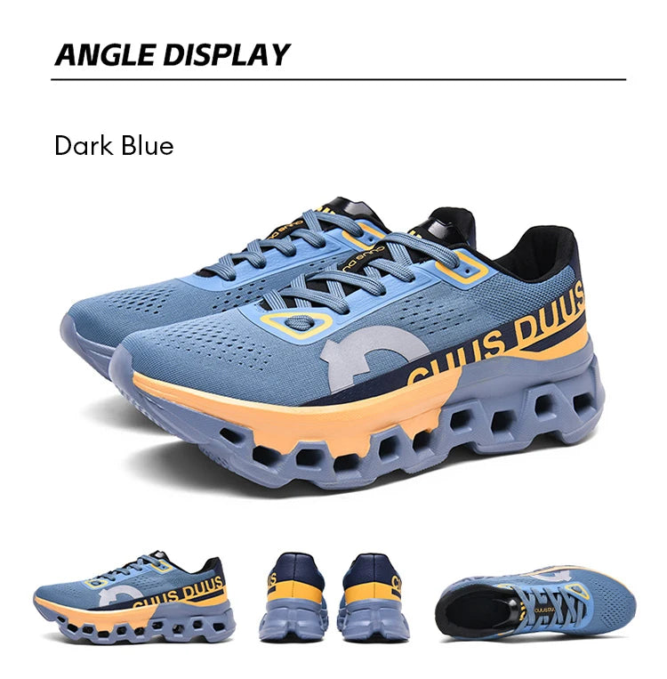 Men's Cushioning Running Sneakers | Lightweight Non-Slip Athletic Shoes