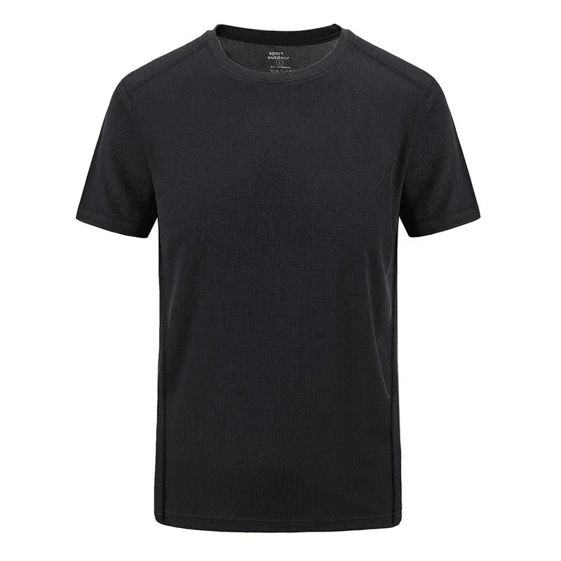 Plus Size 7XL 8XL Summer t-shirts Men Outdoor Quick Dry Sportwear Tshirts Fitness For Gym Joggers Running T-shirts Men Clothing